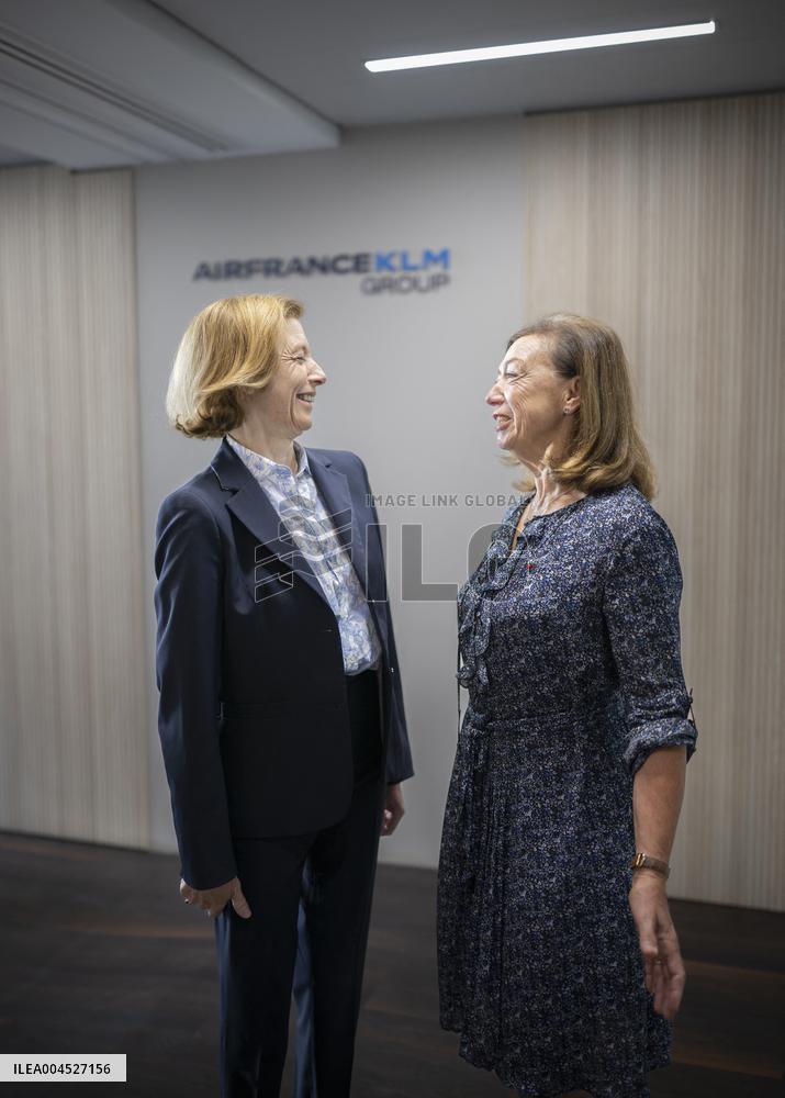 Anne-Marie Couderc et Florence Parly Portrait - Paris