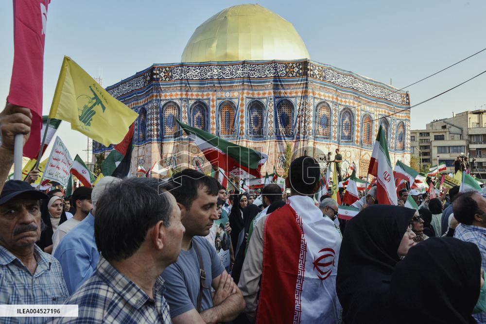 Religious Rally to Condemn Israeli Attack on Iran - Tehran