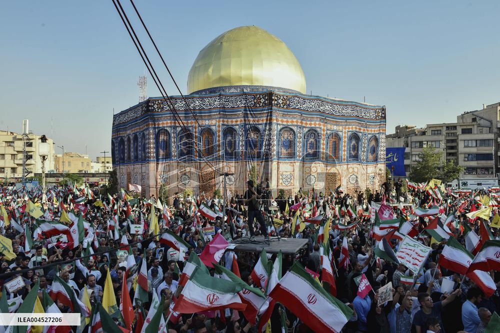 Religious Rally to Condemn Israeli Attack on Iran - Tehran