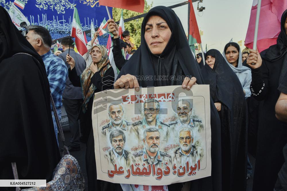 Religious Rally to Condemn Israeli Attack on Iran - Tehran