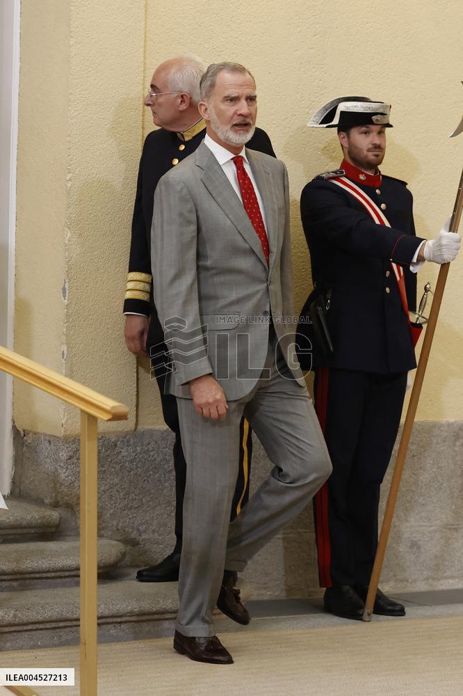 King Felipe VI Receives Young Ibero-American Leaders - Madrid