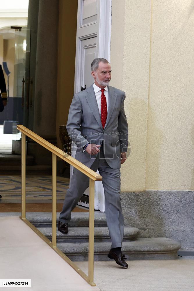 King Felipe VI Receives Young Ibero-American Leaders - Madrid