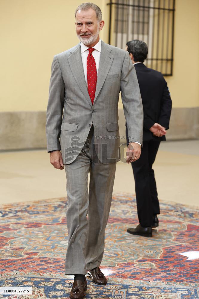 King Felipe VI Receives Young Ibero-American Leaders - Madrid