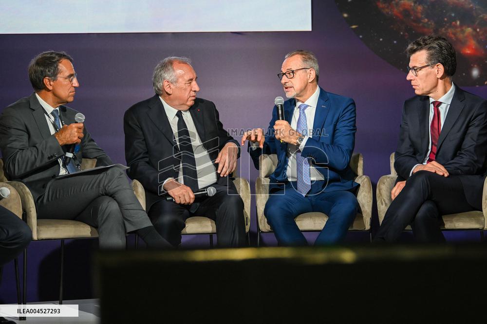 Francois Bayrour Visit To Paris Air Show - Le Bourget