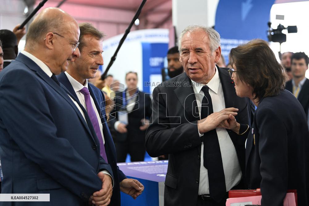 Francois Bayrour Visit To Paris Air Show - Le Bourget