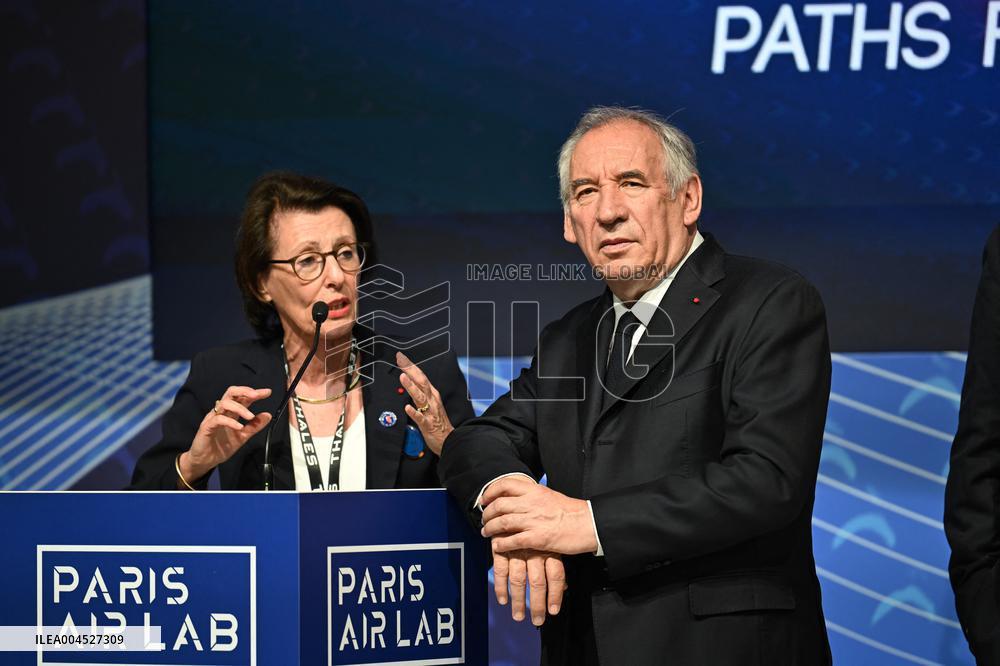 Francois Bayrour Visit To Paris Air Show - Le Bourget