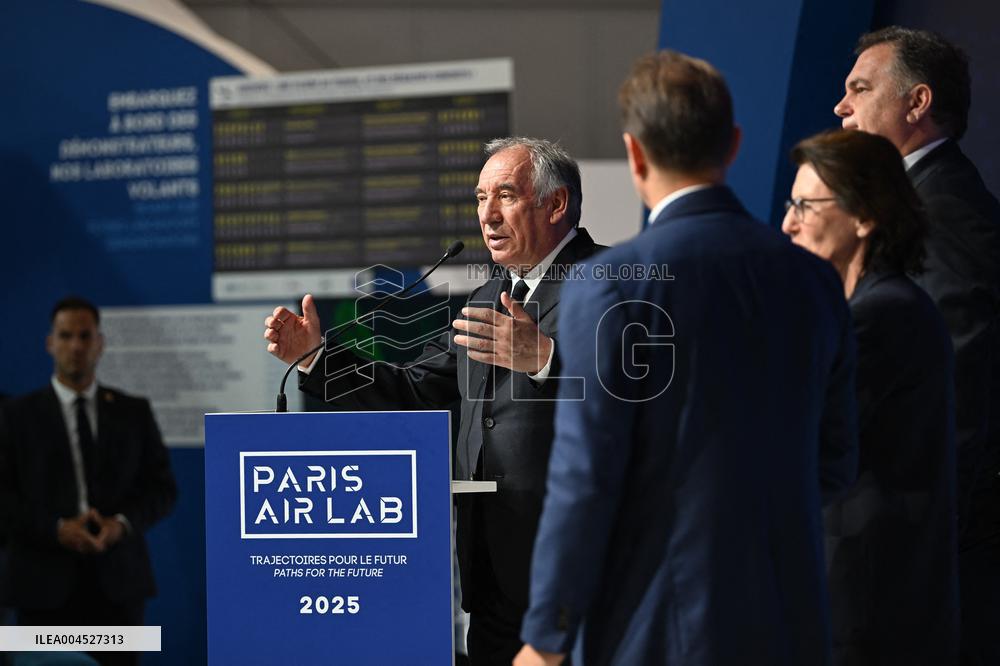 Francois Bayrour Visit To Paris Air Show - Le Bourget