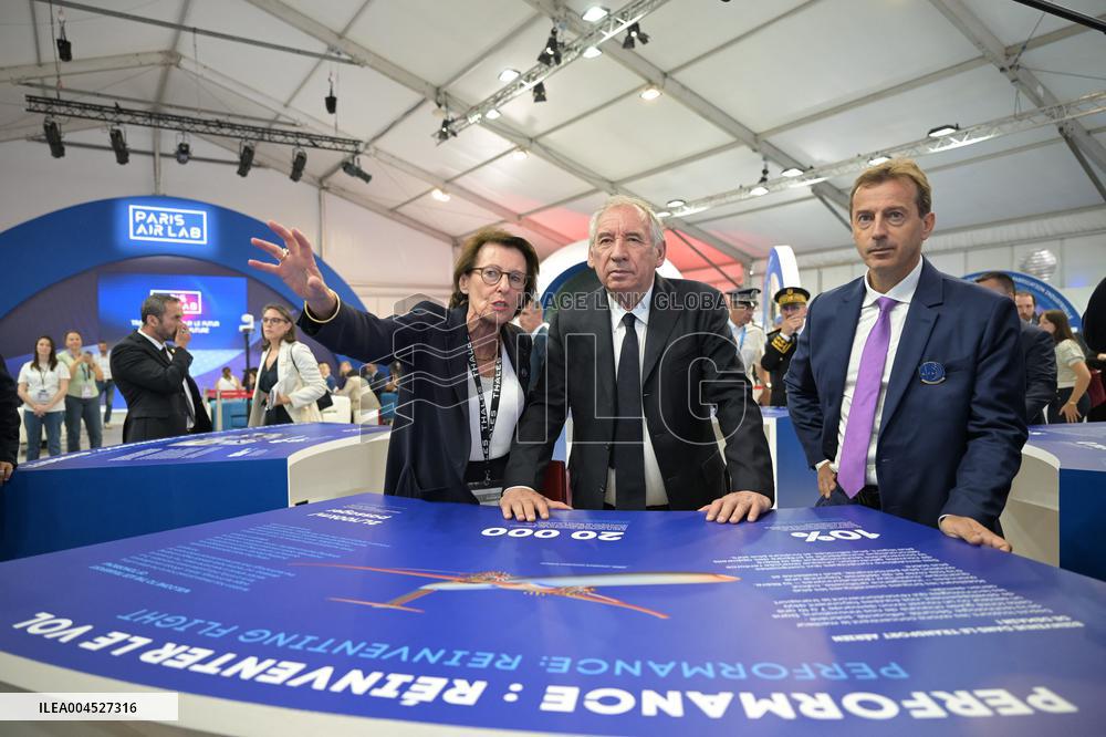 Francois Bayrour Visit To Paris Air Show - Le Bourget