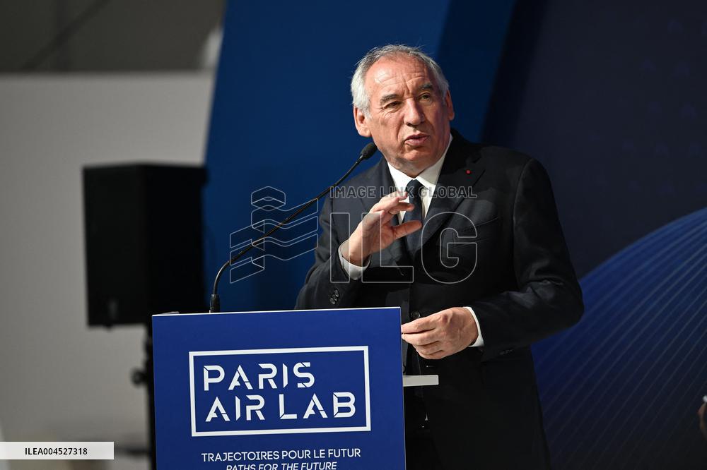 Francois Bayrour Visit To Paris Air Show - Le Bourget