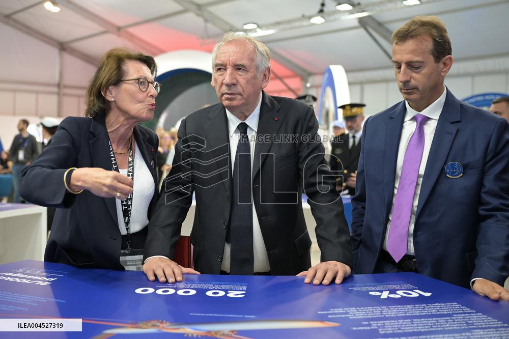 Francois Bayrour Visit To Paris Air Show - Le Bourget