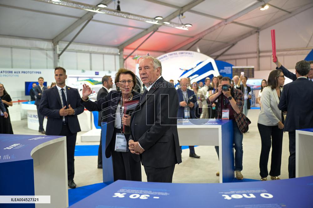 Francois Bayrour Visit To Paris Air Show - Le Bourget