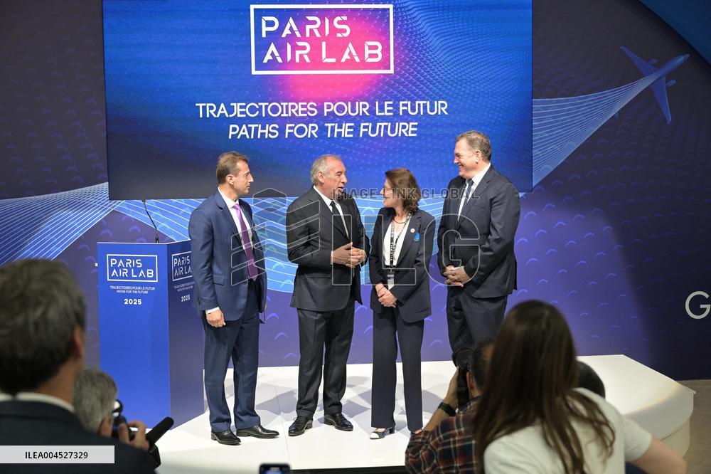 Francois Bayrour Visit To Paris Air Show - Le Bourget