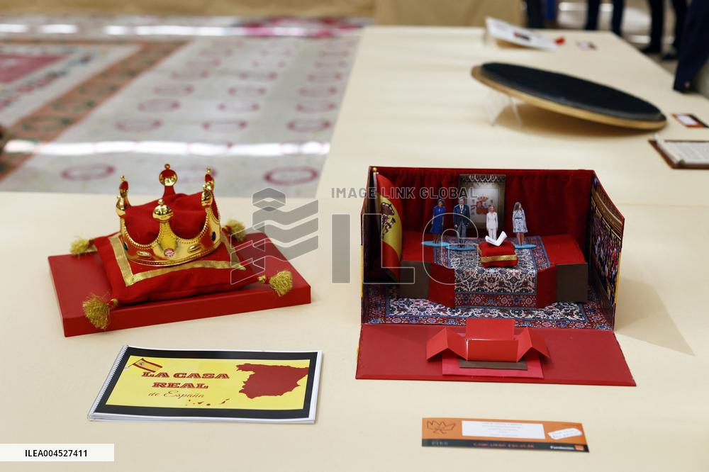 King Felipe Meets Winners of 43rd What Is a King for You School Contest - Madrid