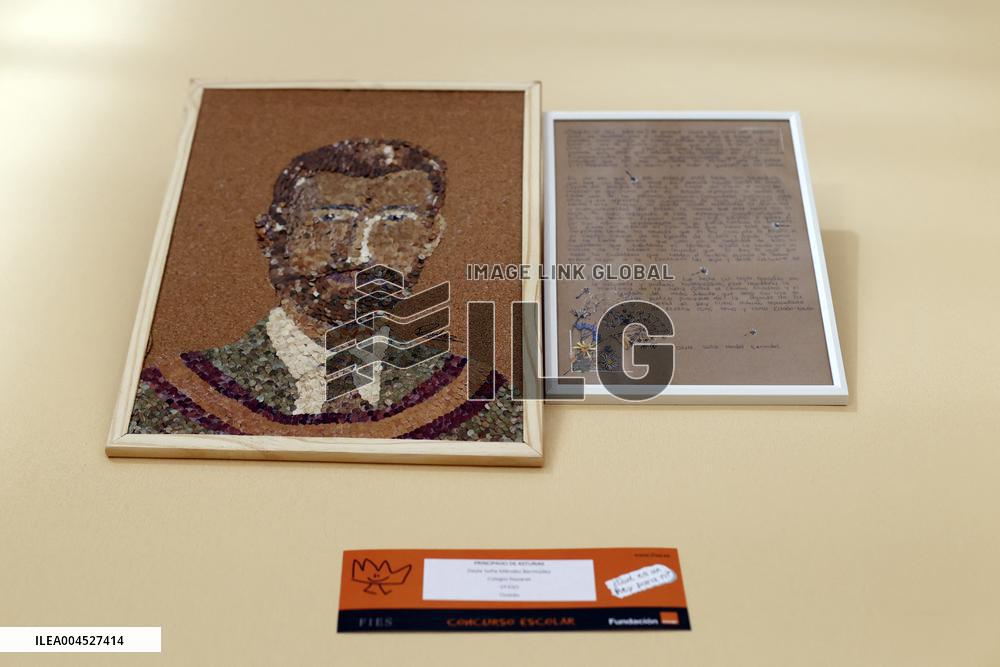 King Felipe Meets Winners of 43rd What Is a King for You School Contest - Madrid