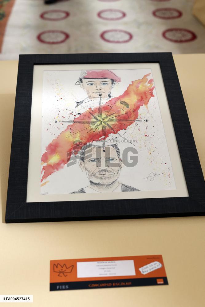 King Felipe Meets Winners of 43rd What Is a King for You School Contest - Madrid