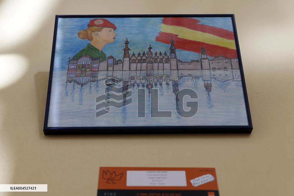 King Felipe Meets Winners of 43rd What Is a King for You School Contest - Madrid