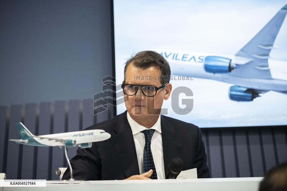 AviLease and Airbus Conference Press At Paris Air Show - Le Bourget