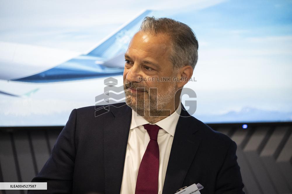 AviLease and Airbus Conference Press At Paris Air Show - Le Bourget