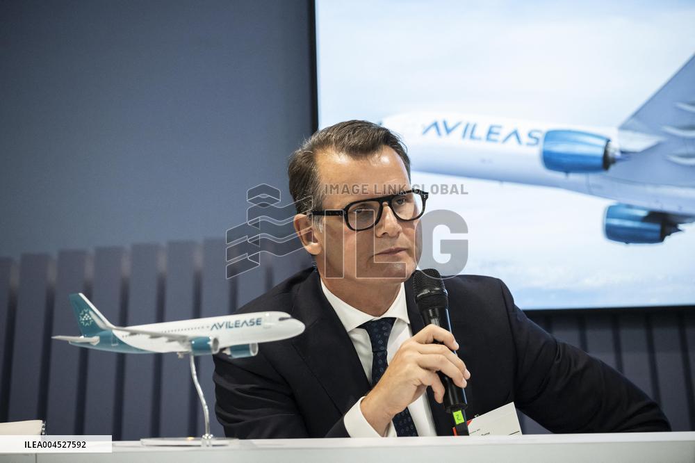 AviLease and Airbus Conference Press At Paris Air Show - Le Bourget