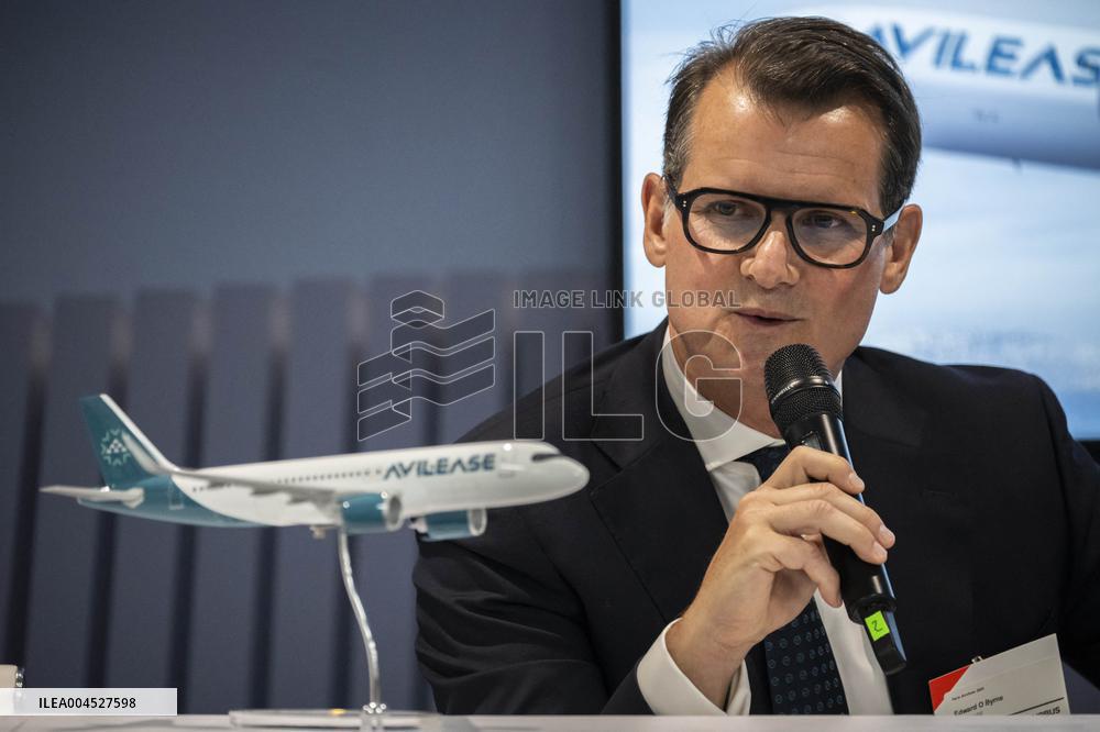 AviLease and Airbus Conference Press At Paris Air Show - Le Bourget