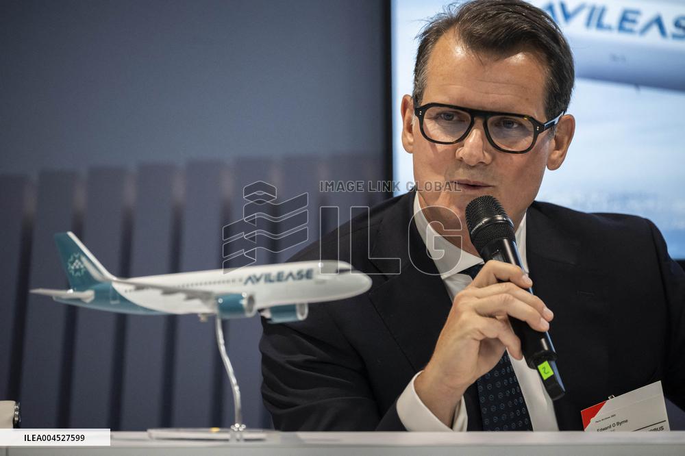 AviLease and Airbus Conference Press At Paris Air Show - Le Bourget