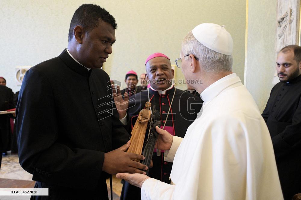 Pope Leo Receives In Private Audience - Vatican