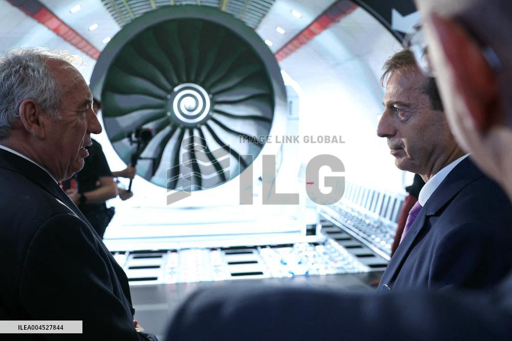 Francois Bayrour Visit To Paris Air Show - Le Bourget