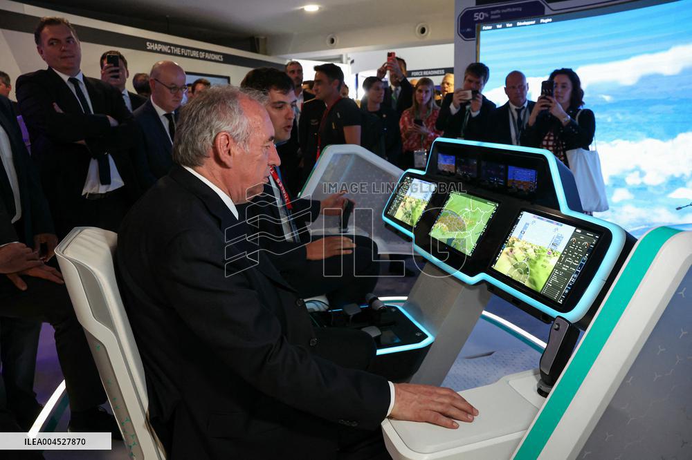 Francois Bayrour Visit To Paris Air Show - Le Bourget