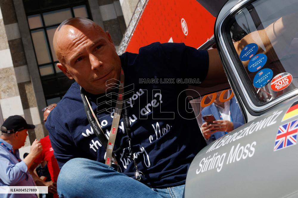 MOTORI - Auto Storiche - 1000Miglia - Punzonatura e Presentazione Vetture