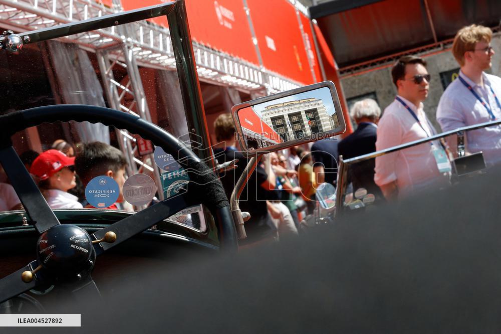 MOTORI - Auto Storiche - 1000Miglia - Punzonatura e Presentazione Vetture