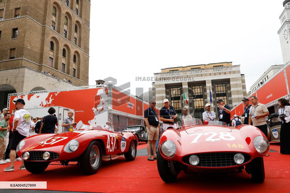 MOTORI - Auto Storiche - 1000Miglia - Punzonatura e Presentazione Vetture