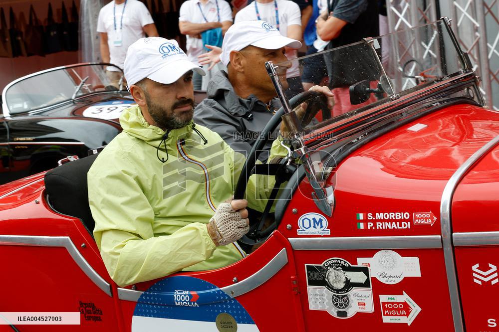 MOTORI - Auto Storiche - 1000Miglia - Punzonatura e Presentazione Vetture