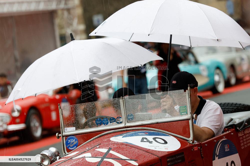 MOTORI - Auto Storiche - 1000Miglia - Punzonatura e Presentazione Vetture