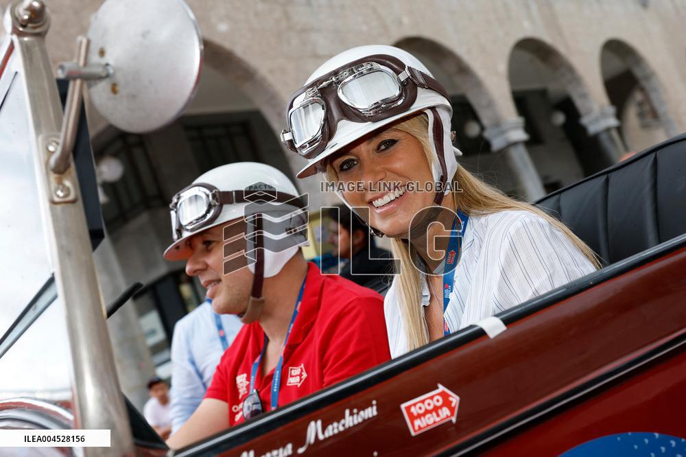 MOTORI - Auto Storiche - 1000Miglia - Punzonatura e Presentazione Vetture