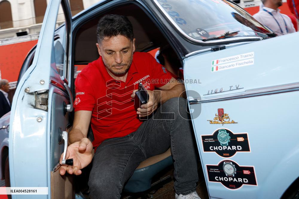 MOTORI - Auto Storiche - 1000Miglia - Punzonatura e Presentazione Vetture