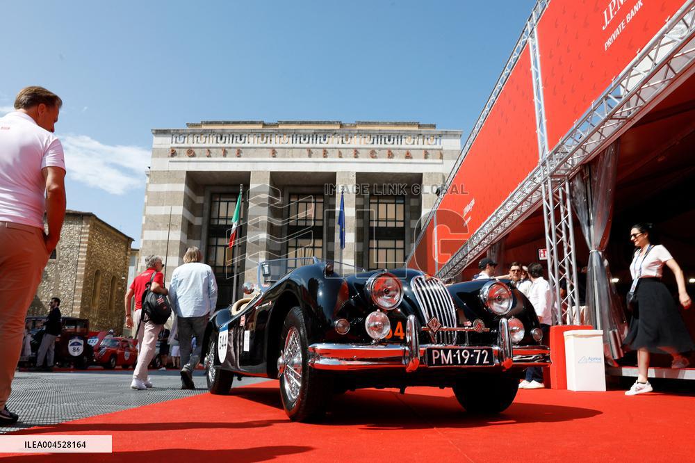 MOTORI - Auto Storiche - 1000Miglia - Punzonatura e Presentazione Vetture