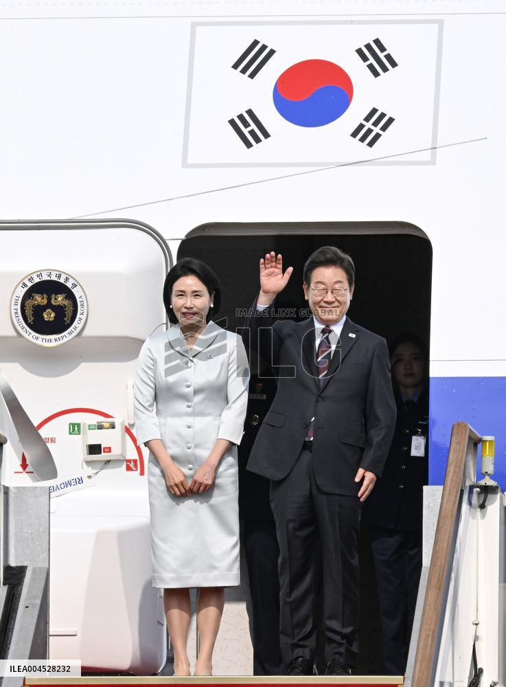 S. Korean president off to Canada for G7 summit