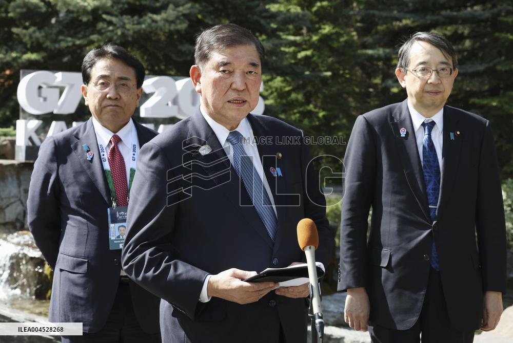 Japan PM Ishiba in Canada