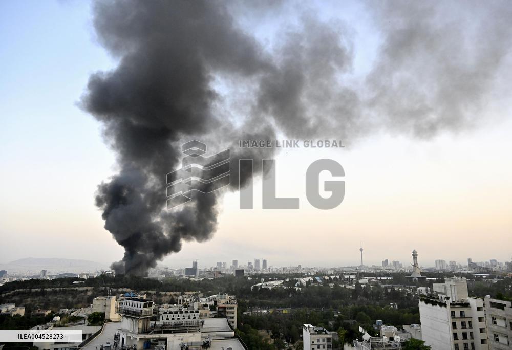 Iran state TV attacked by Israel