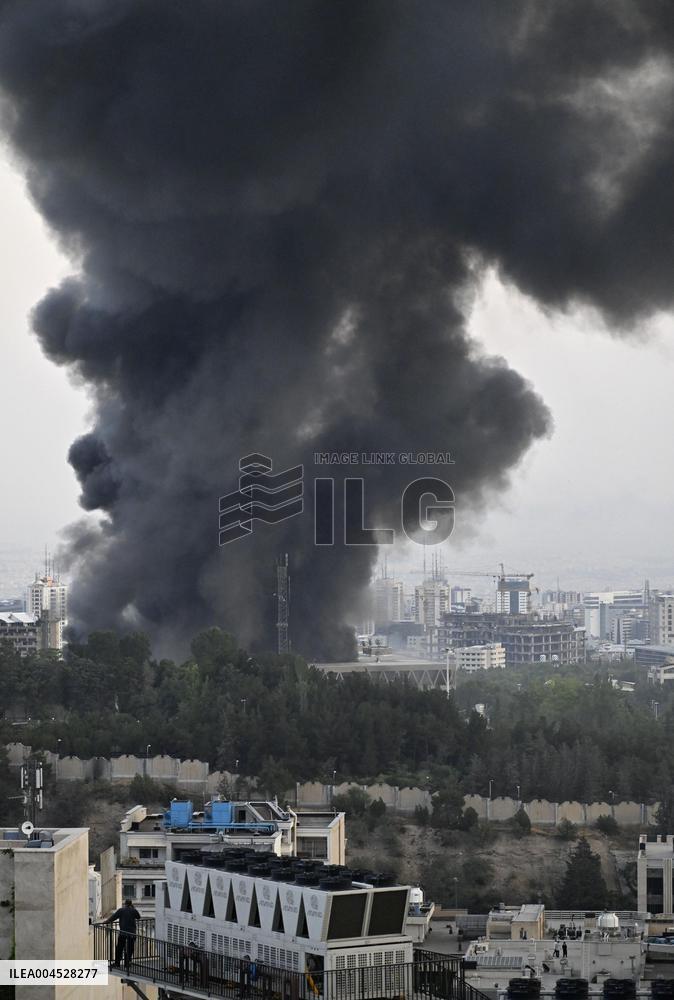 Iran state TV attacked by Israel