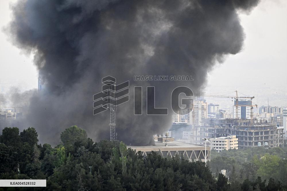 Iran state TV attacked by Israel