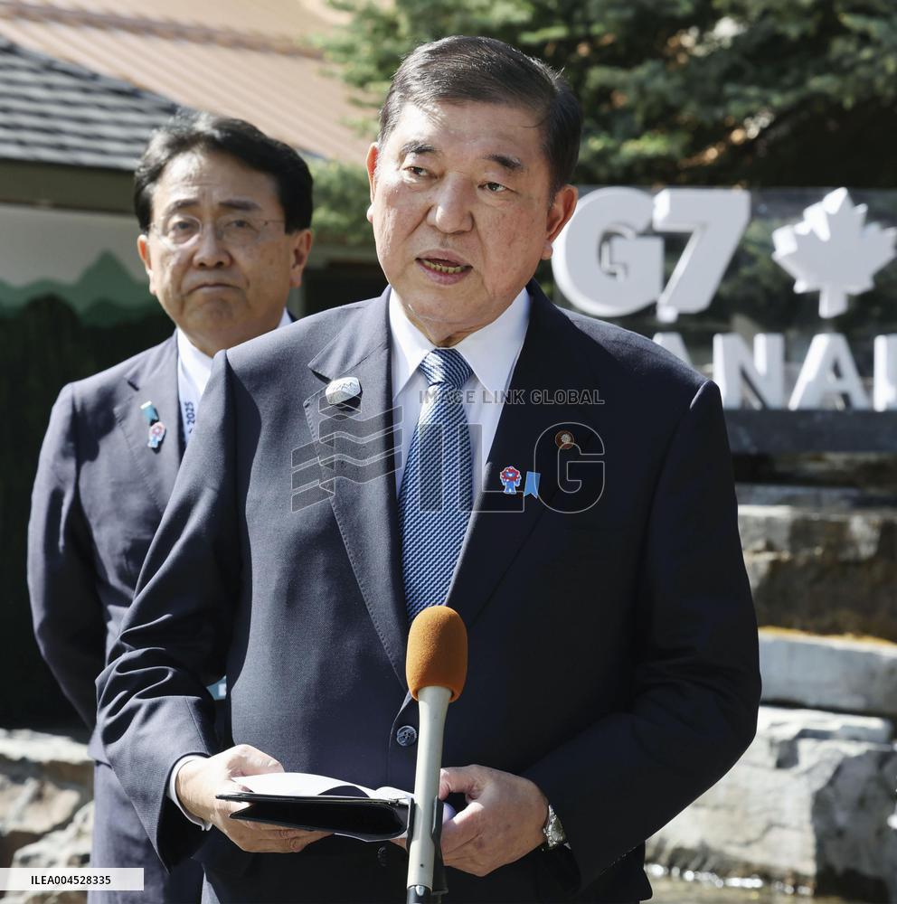 Japan PM Ishiba in Canada