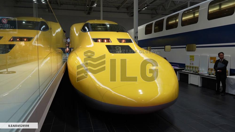 Retired "Doctor Yellow" diagnostic shinkansen train