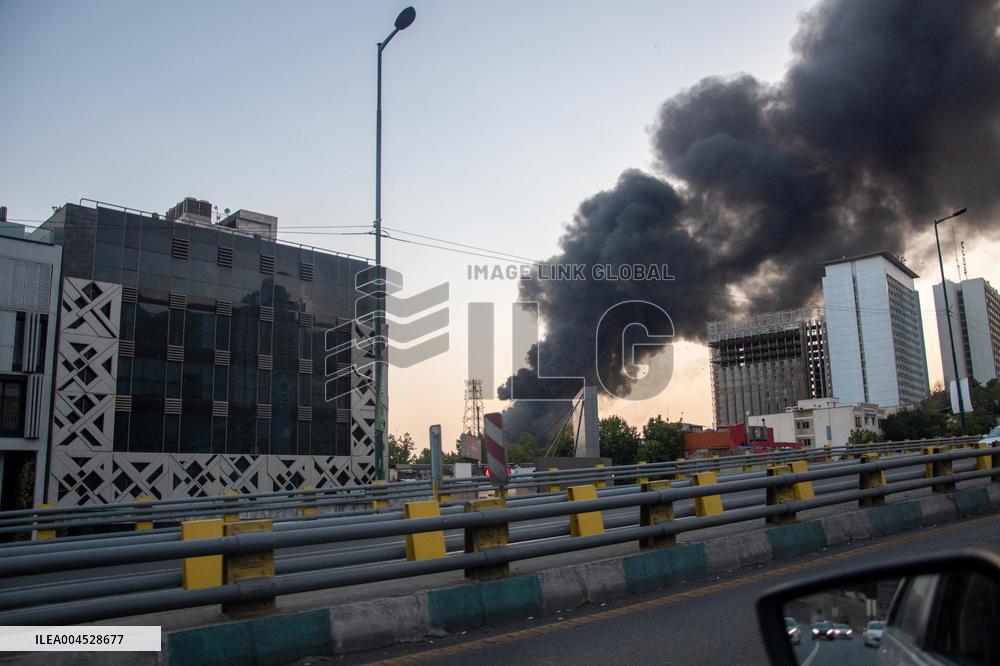 Israeli Attack Headquarters Iran State TV - Tehran