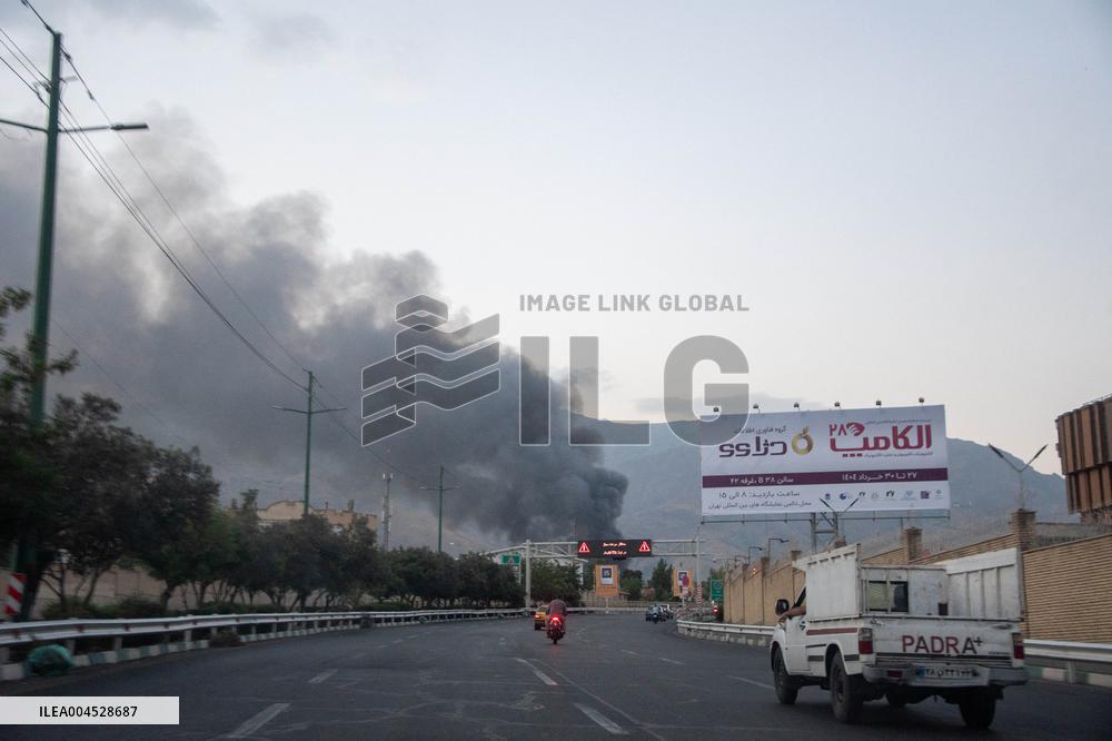 Israeli Attack Headquarters Iran State TV - Tehran