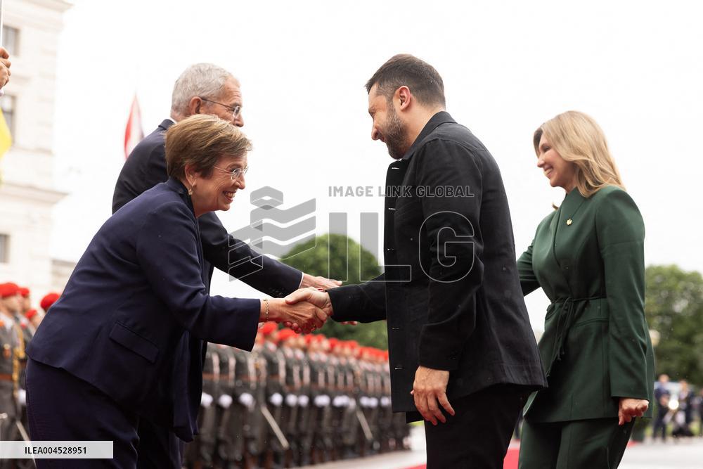 Official Visit by the President and the First Lady of Ukraine to Austria - Vienna
