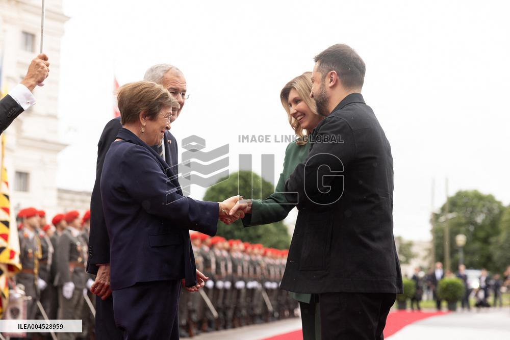 Official Visit by the President and the First Lady of Ukraine to Austria - Vienna