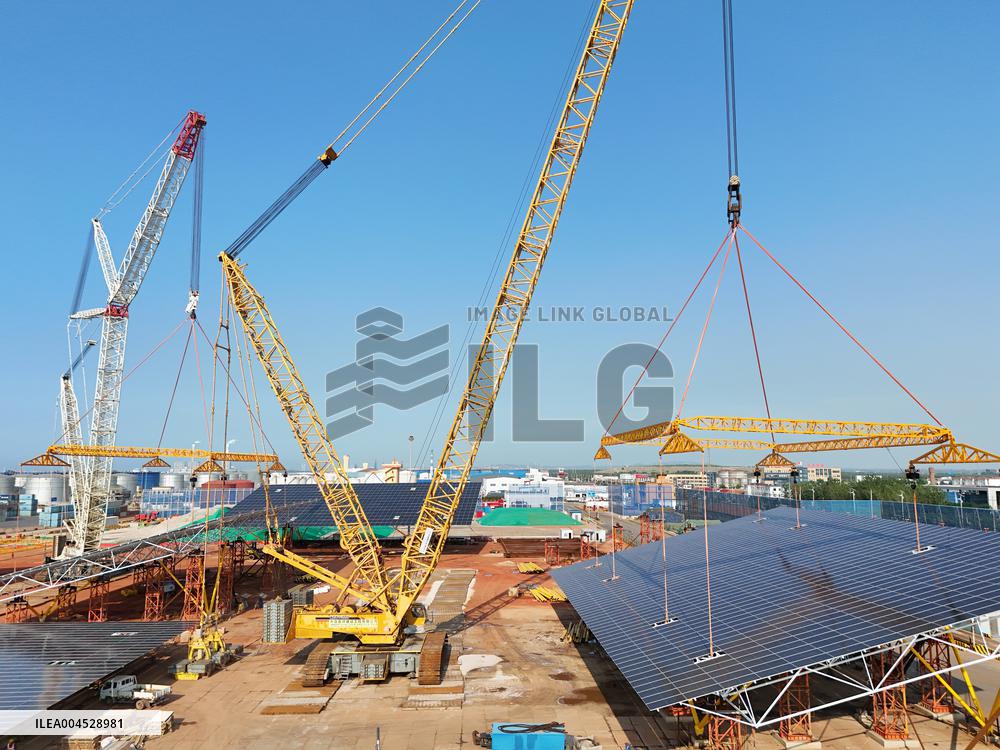 Offshore PV Platform Construction in Yantai