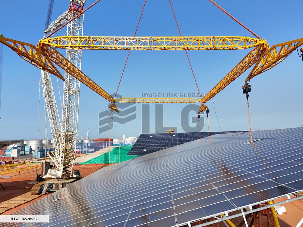 Offshore PV Platform Construction in Yantai