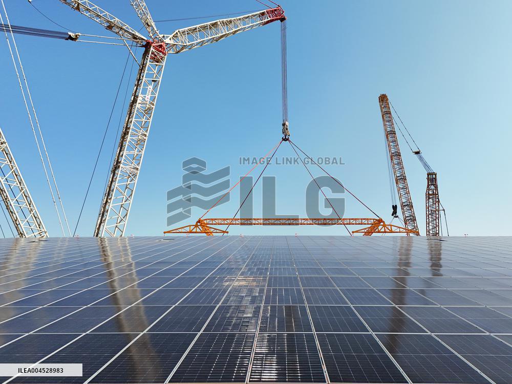 Offshore PV Platform Construction in Yantai